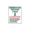 Chromosome Disorder Child emergency awareness sticker | Die-Cut Sticker