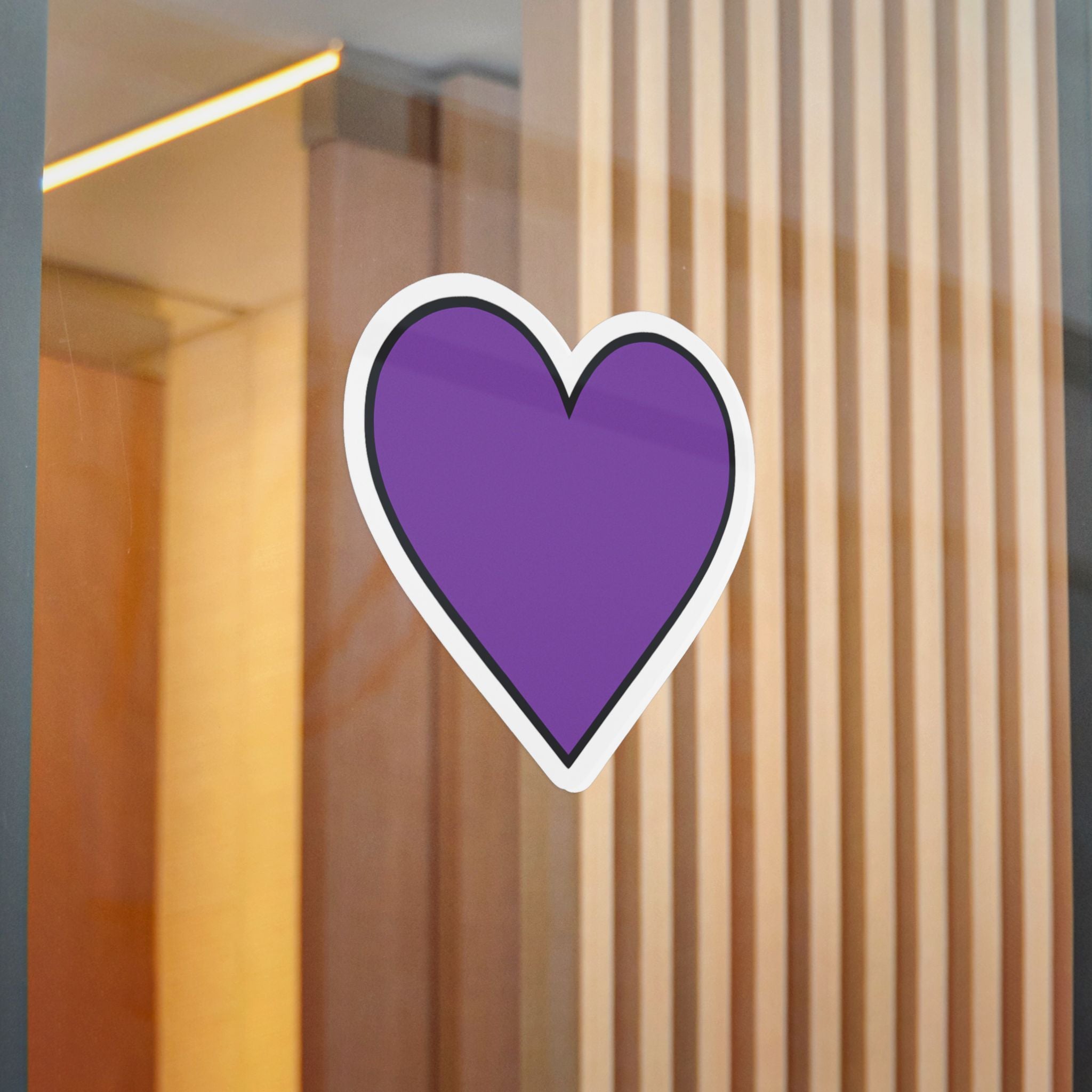 Purple Heart Sticker | Die-Cut Vinyl Sticker