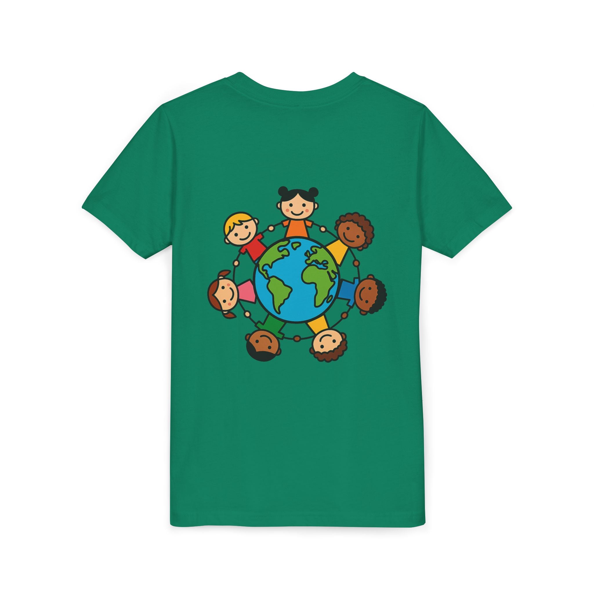 Girl Tetrasomy 18p poem / Kids Around the World Earth Children Graphic Tee | Youth Tee