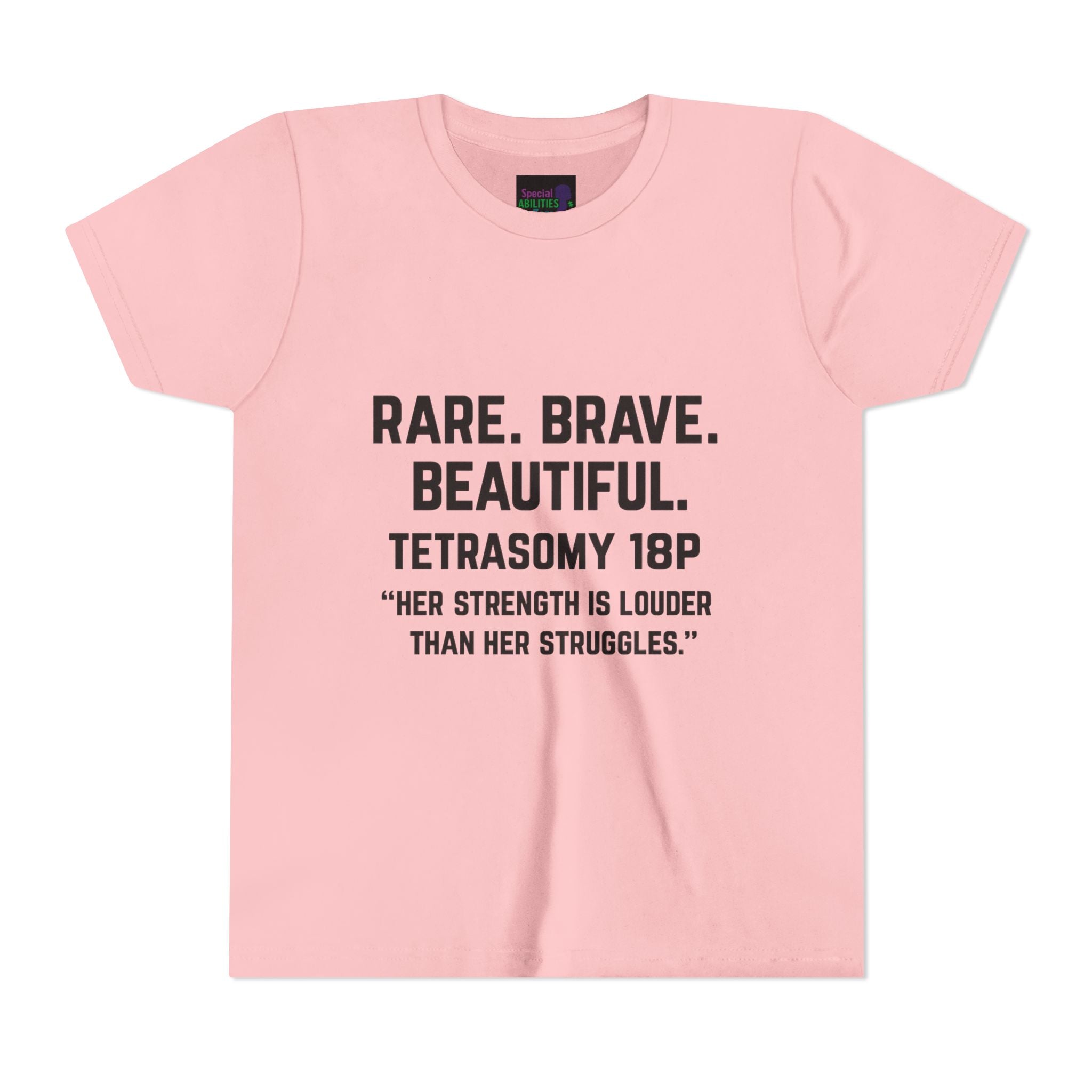 Girl Tetrasomy 18p poem / Kids Around the World Earth Children Graphic Tee | Youth Tee