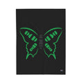 Tetrasomy 18p Green Butterfly Velveteen Plush Blanket