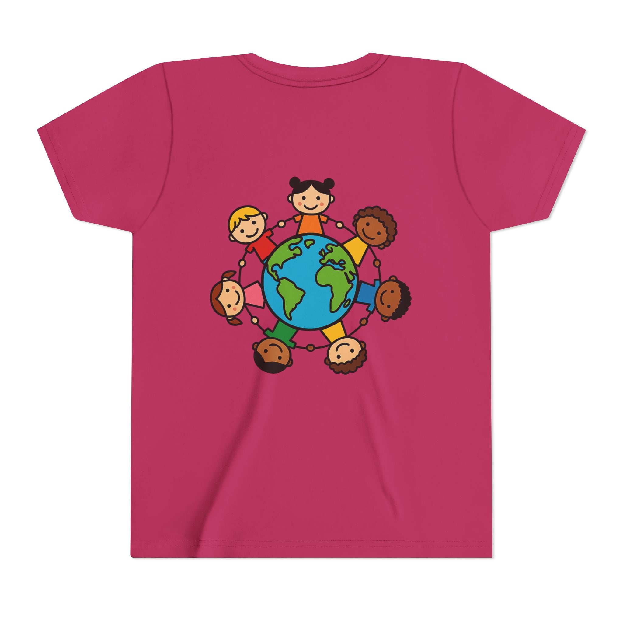 Kids Around the World Earth Children Graphic Tee | Youth Tee