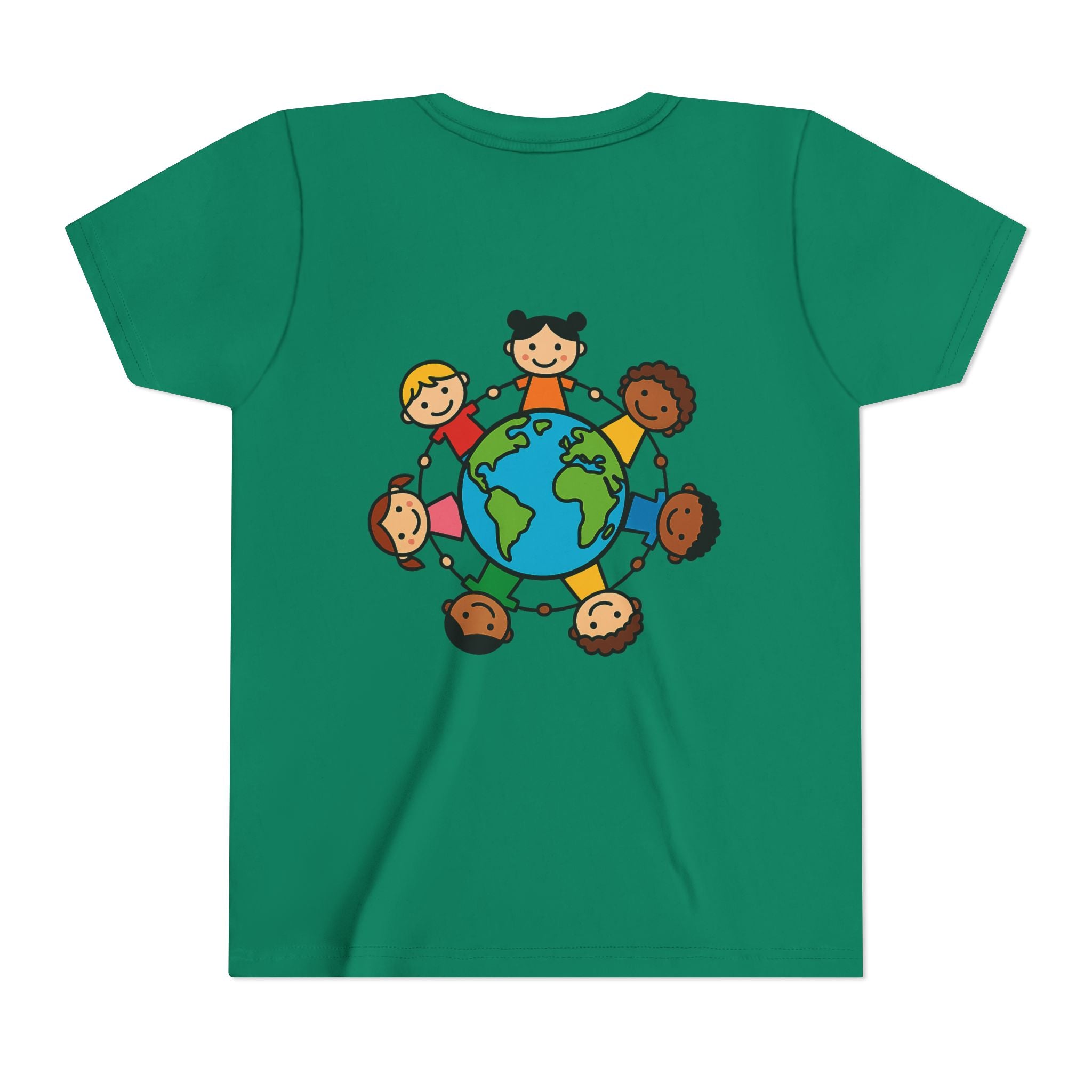 Girl Tetrasomy 18p poem / Kids Around the World Earth Children Graphic Tee | Youth Tee
