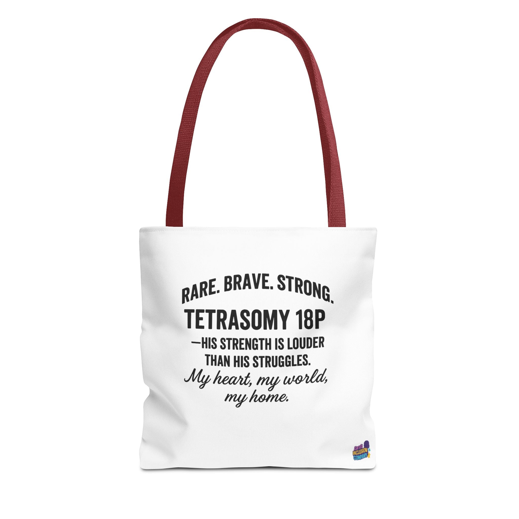 Rare, brave, strong, poem tote bag