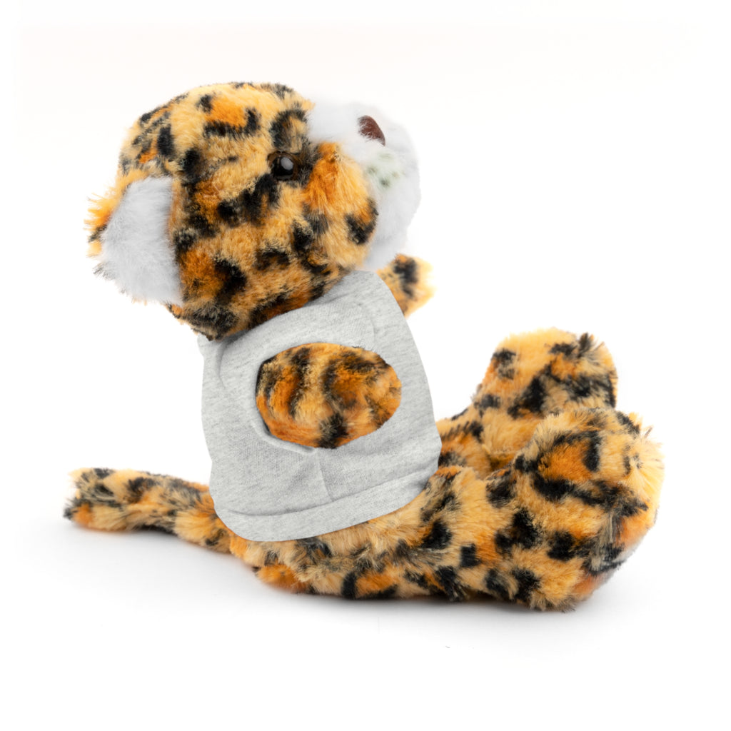 Yellow Blue Awareness Ribbon Stuffed Animal