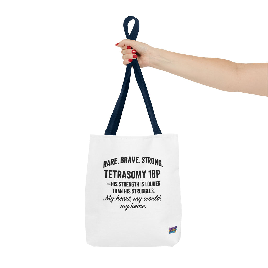 Rare, brave, strong, poem tote bag