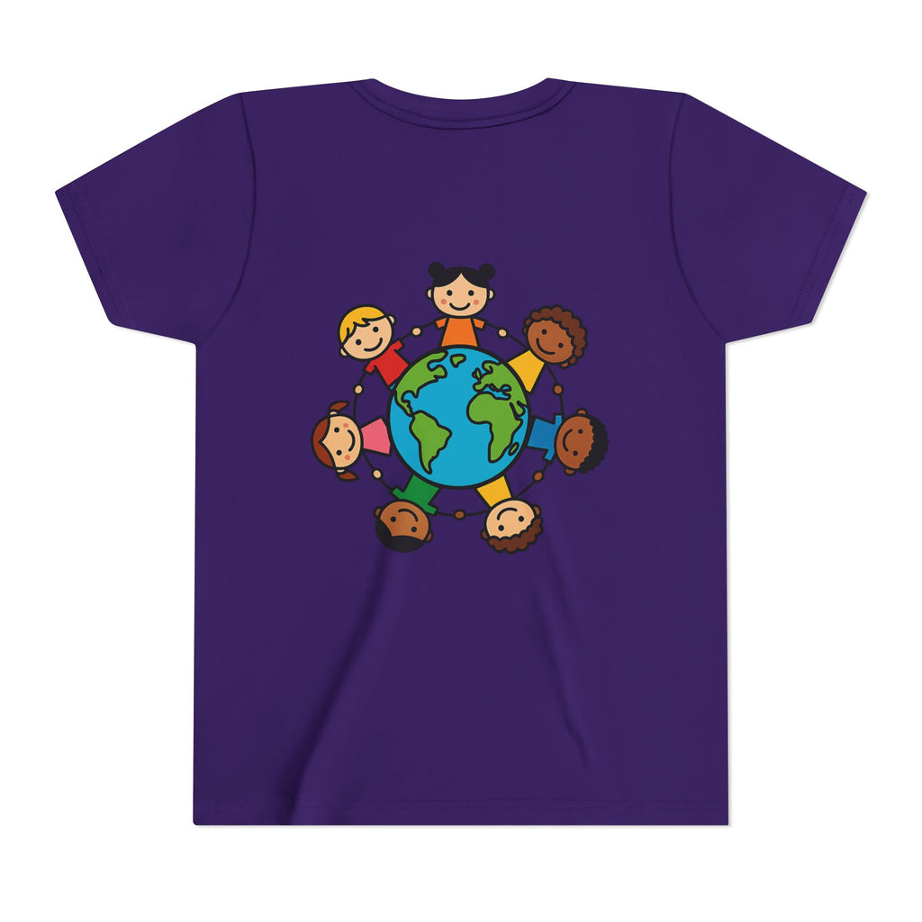 Kids Around the World Earth Children Graphic Tee | Youth Tee