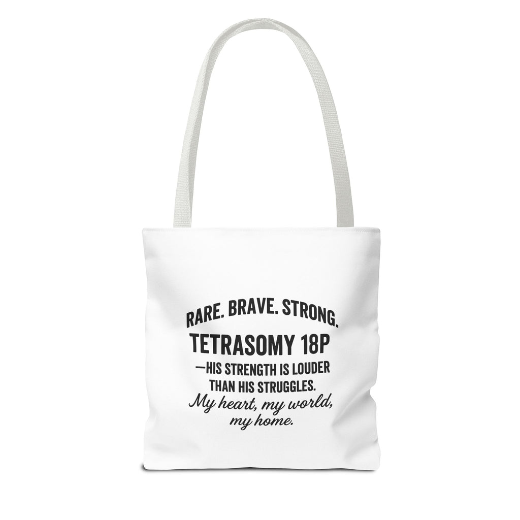 Rare, brave, strong, poem tote bag