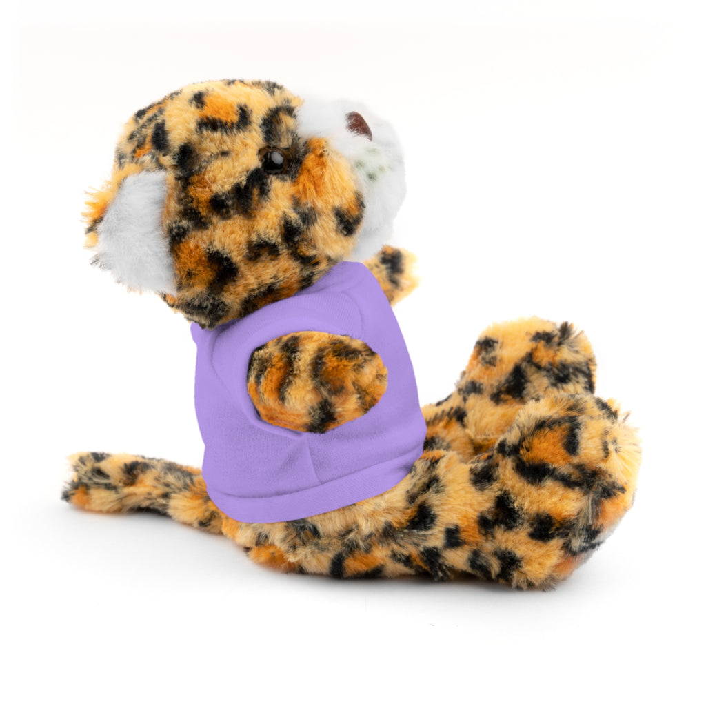 Yellow Blue Awareness Ribbon Stuffed Animal