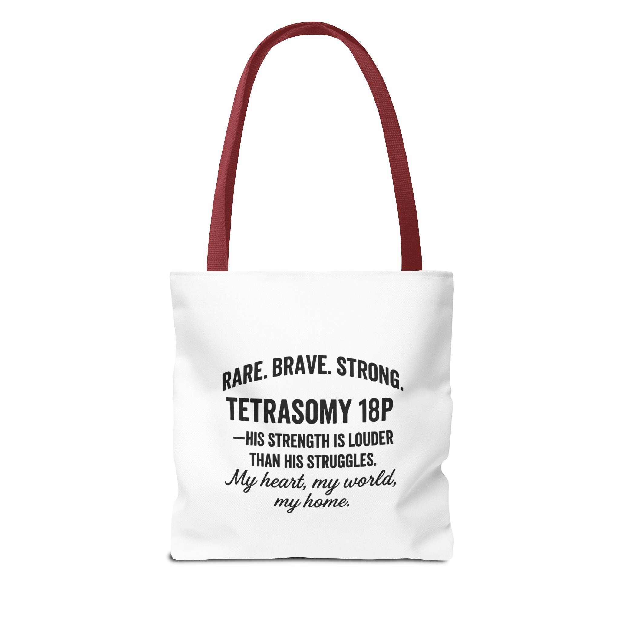 Rare, brave, strong, poem tote bag