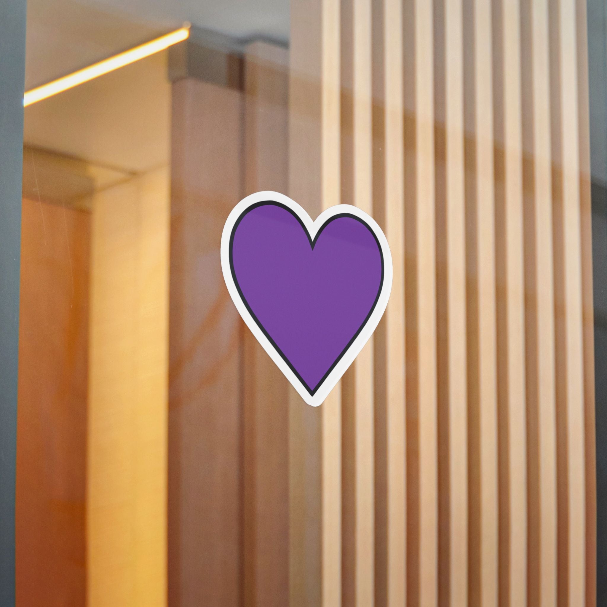 Purple Heart Sticker | Die-Cut Vinyl Sticker