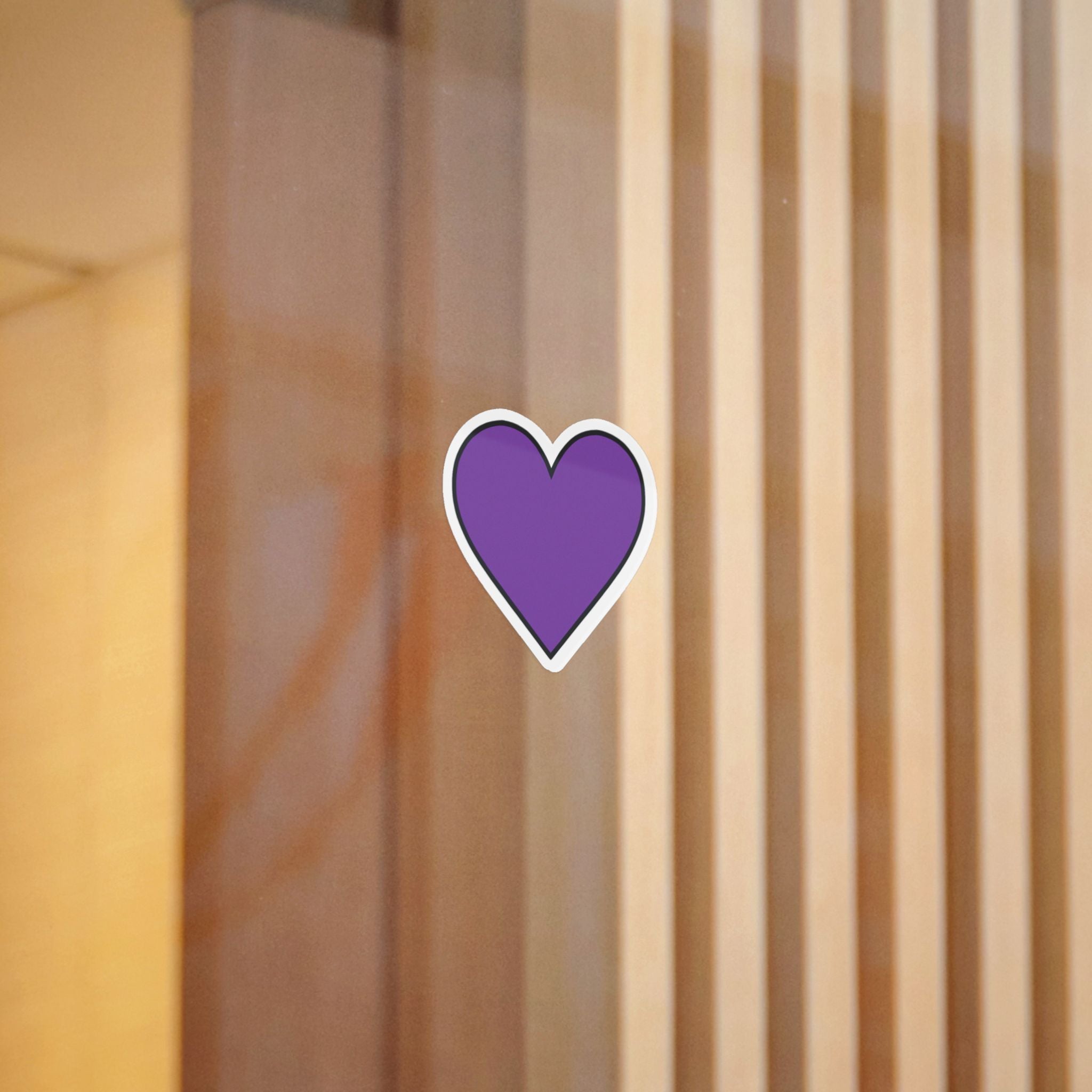 Purple Heart Sticker | Die-Cut Vinyl Sticker