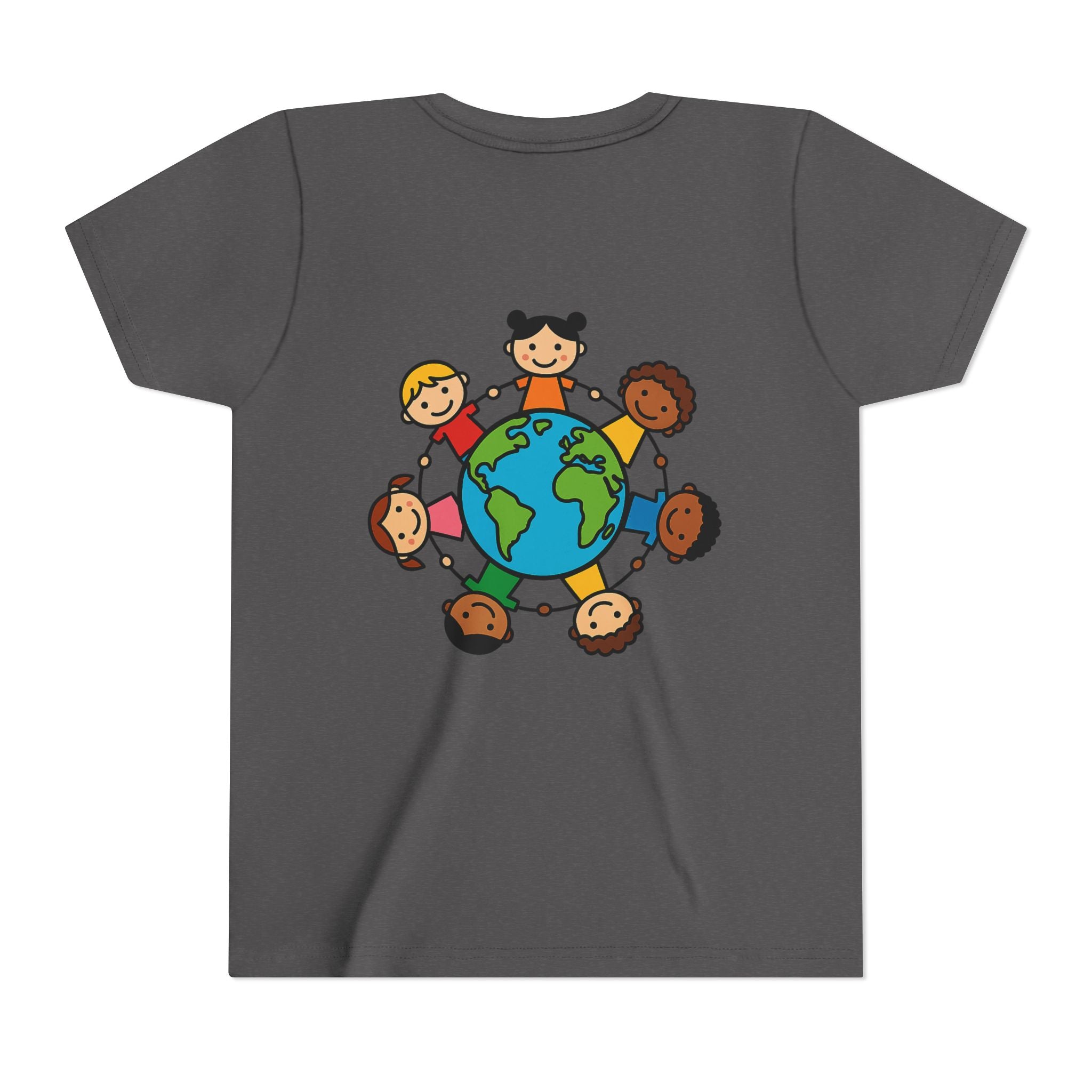 Girl Tetrasomy 18p poem / Kids Around the World Earth Children Graphic Tee | Youth Tee