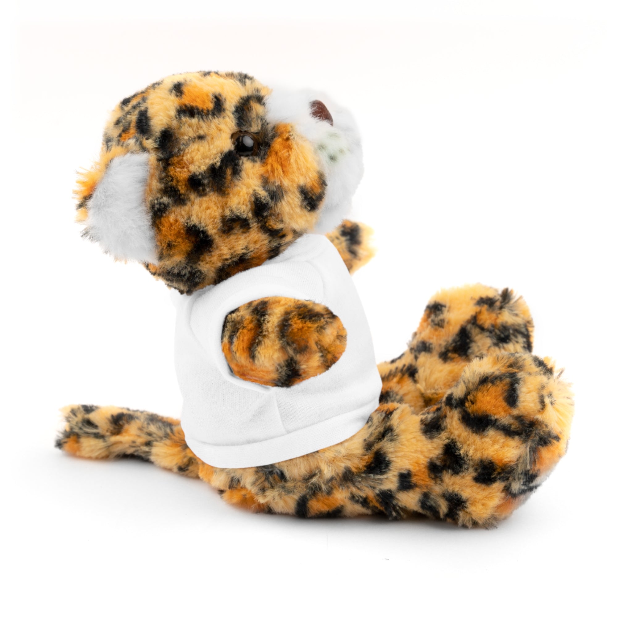 Yellow Blue Awareness Ribbon Stuffed Animal
