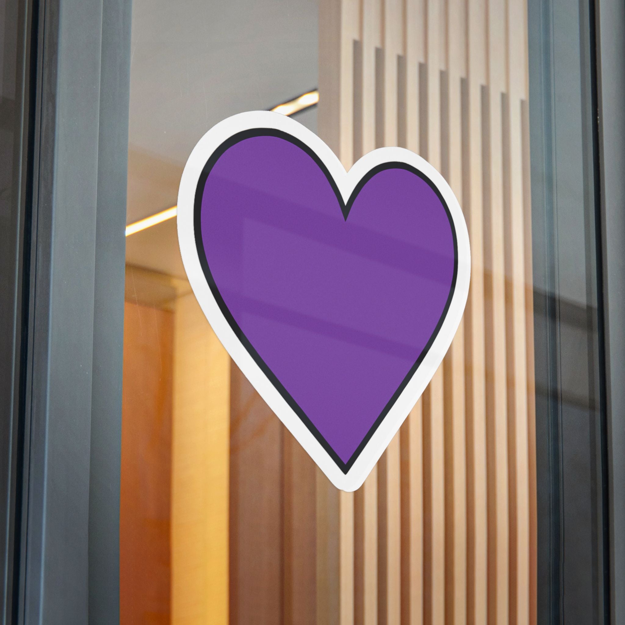 Purple Heart Sticker | Die-Cut Vinyl Sticker