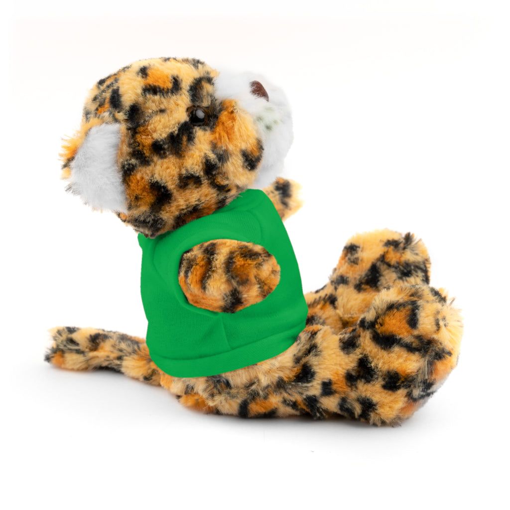 Yellow Blue Awareness Ribbon Stuffed Animal