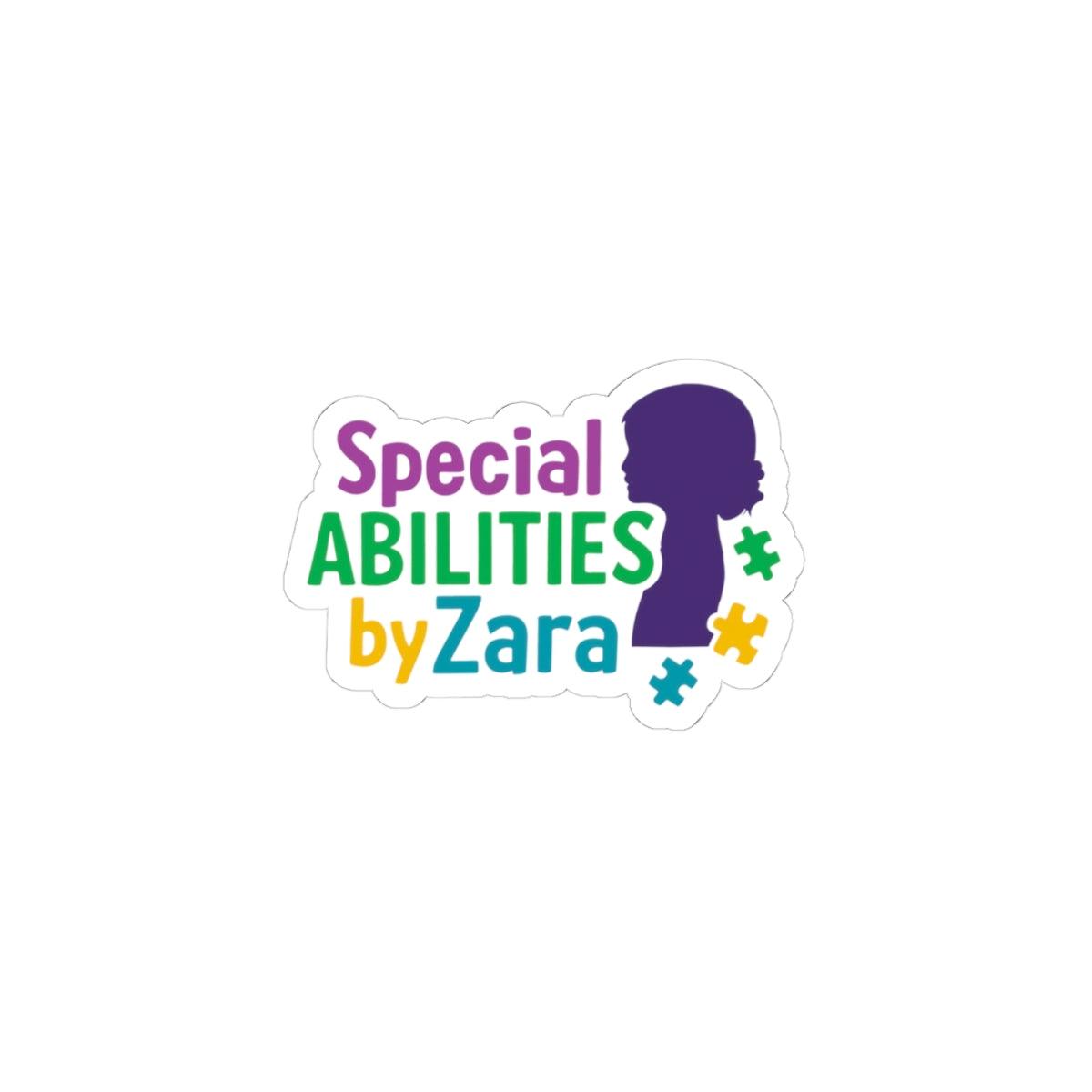 Special Needs Awareness Sticker | Kiss-Cut Sticker, Uplifting Design