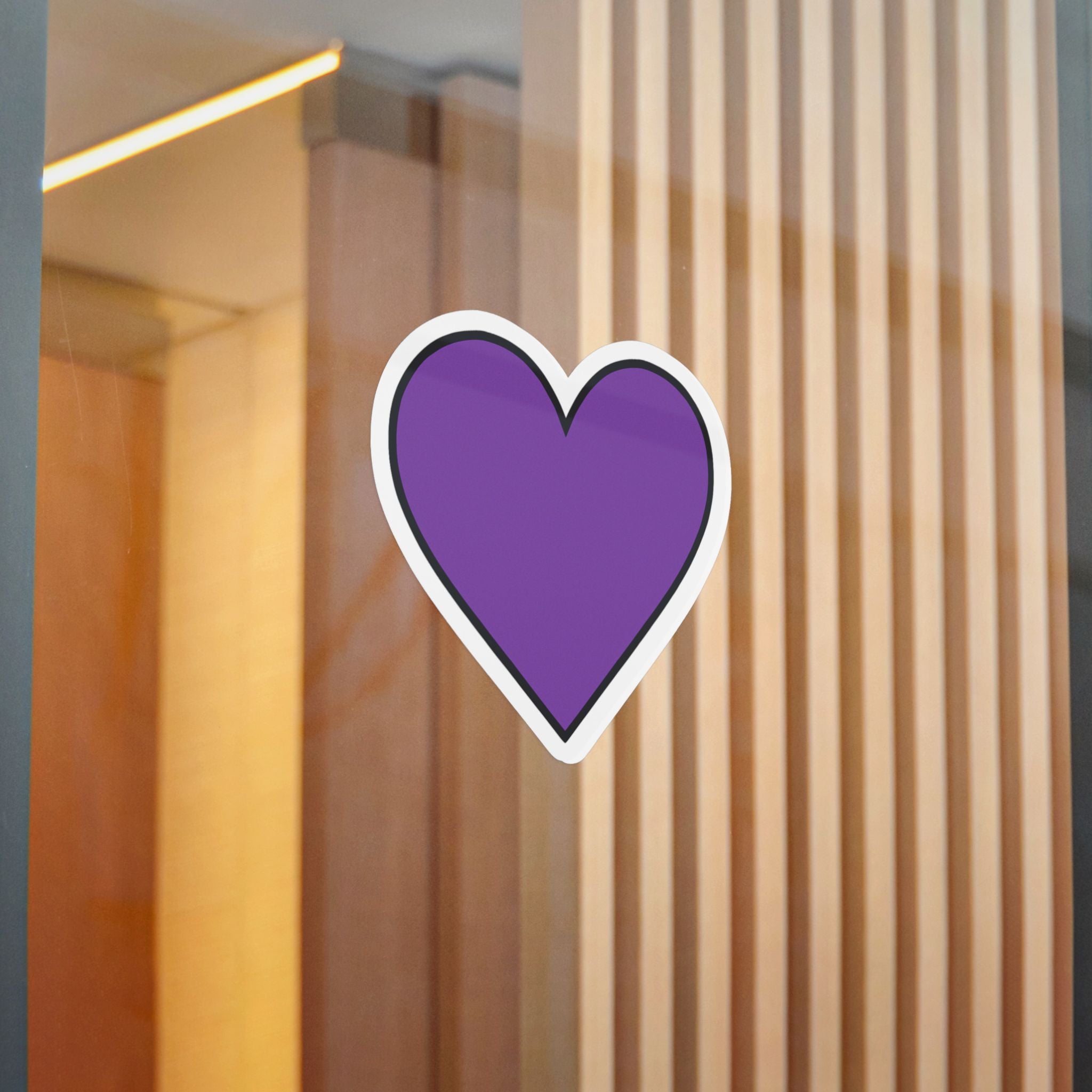 Purple Heart Sticker | Die-Cut Vinyl Sticker