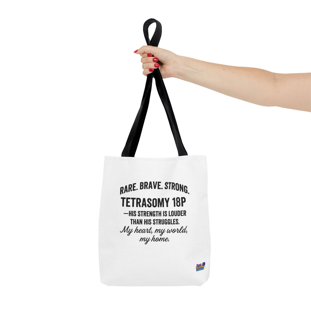Rare, brave, strong, poem tote bag