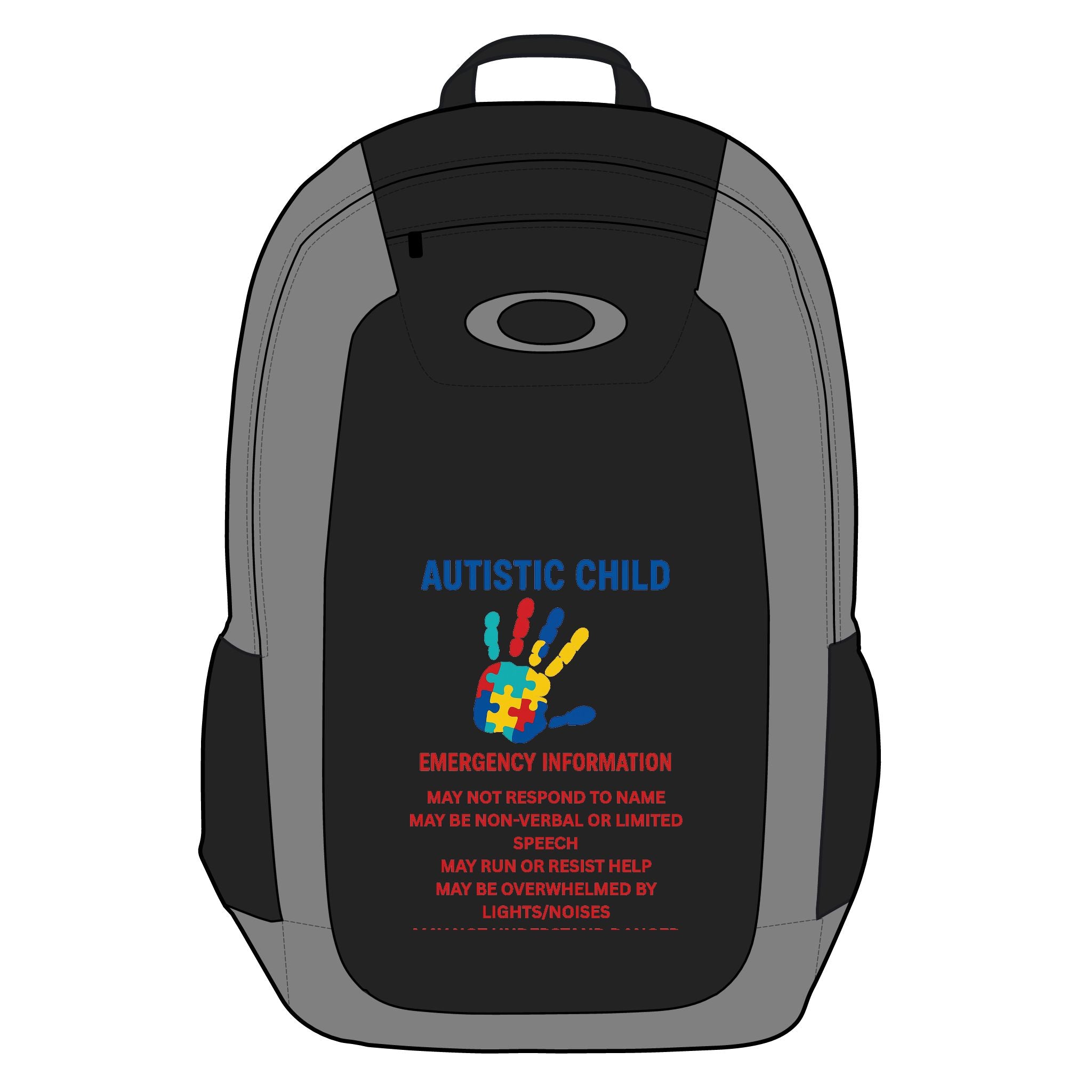 Autistic Child Awareness Handprint Backpack | Enduro 20L