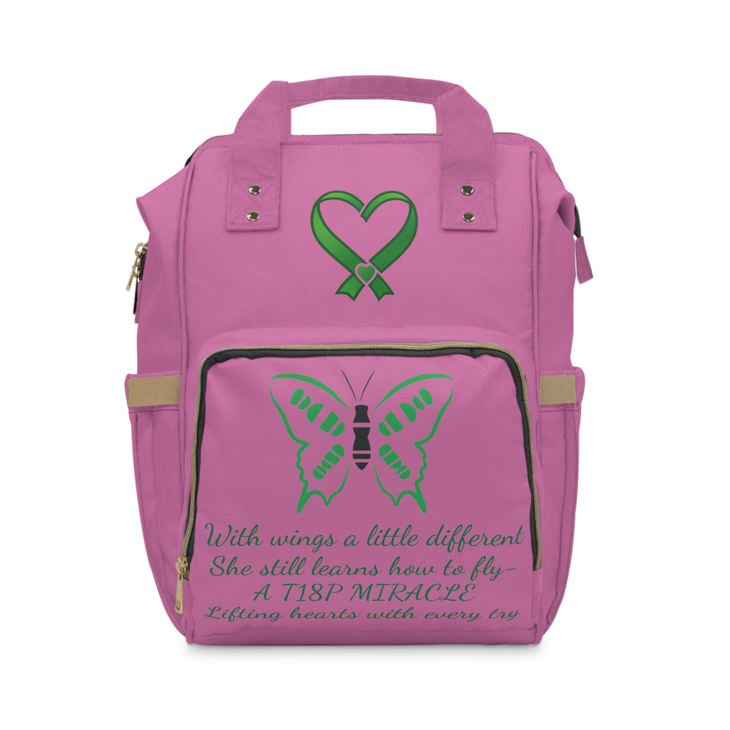 Butterfly Miracle Poem Multifunctional Diaper Backpack | Nursing Bag