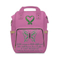 Butterfly Miracle Poem Multifunctional Diaper Backpack | Nursing Bag