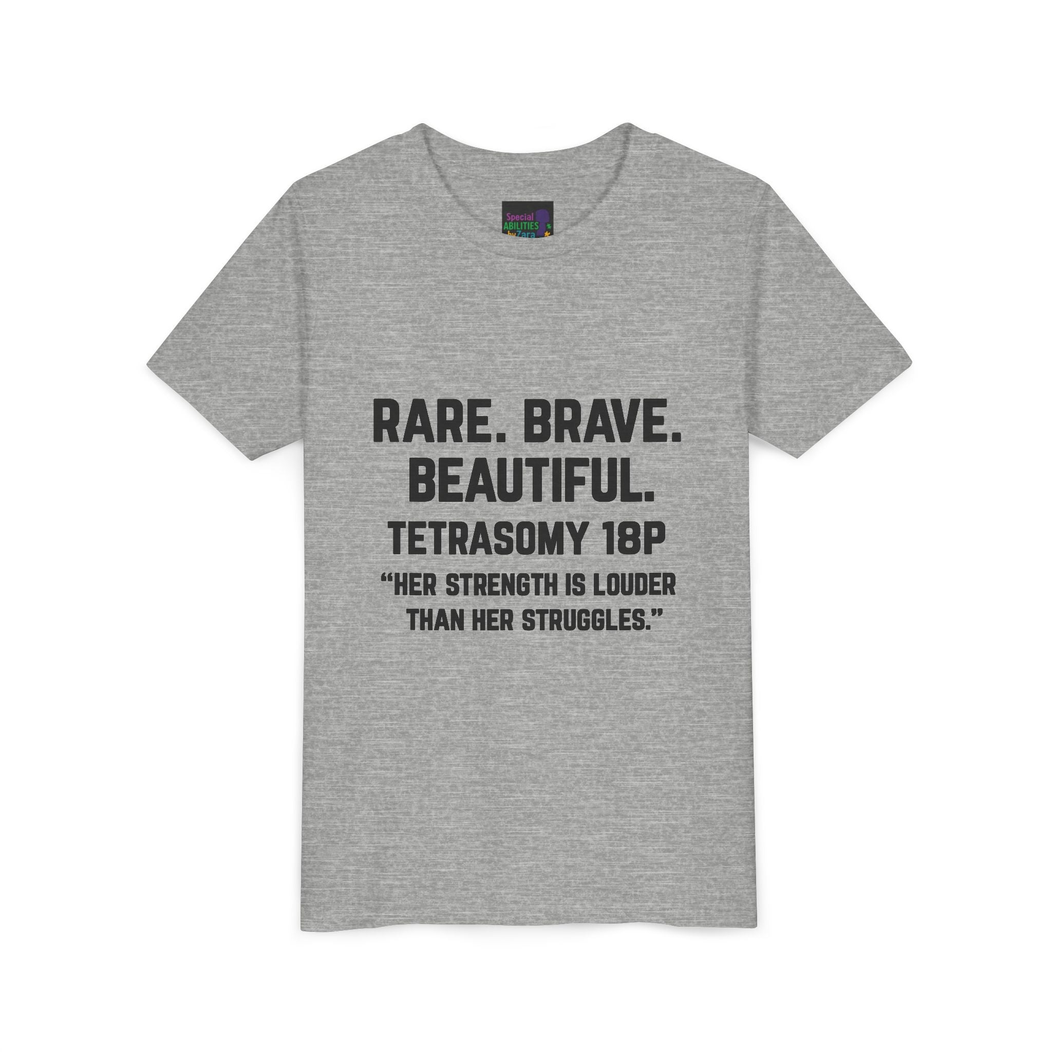 Girl Tetrasomy 18p poem / Kids Around the World Earth Children Graphic Tee | Youth Tee