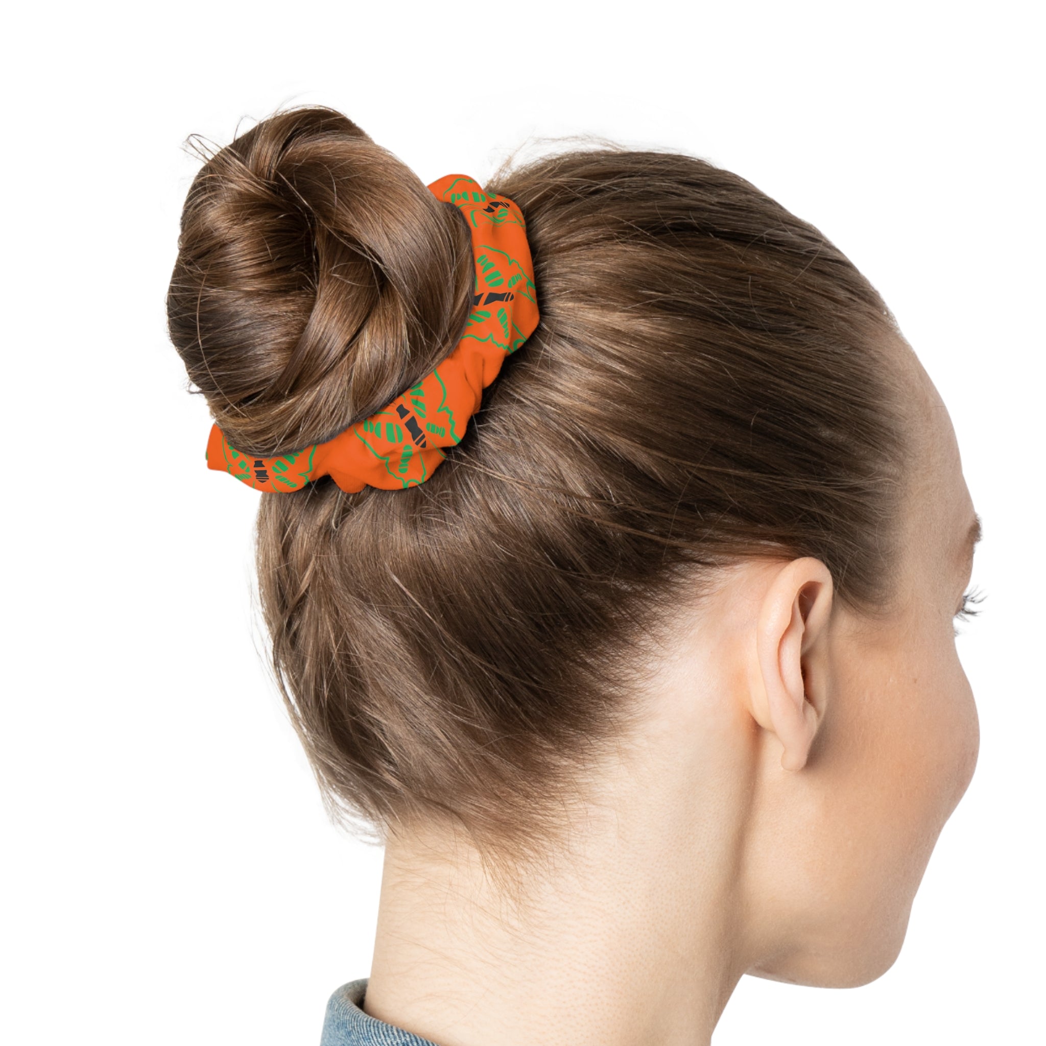 Tetrasomy 18p butterfly Scrunchie | colorful kids planet hair accessory