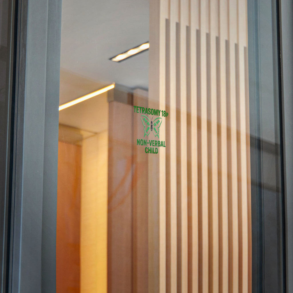 Tetrasomy 18p Butterfly Non-Verbal Child Sticker | Die Cut Sticker