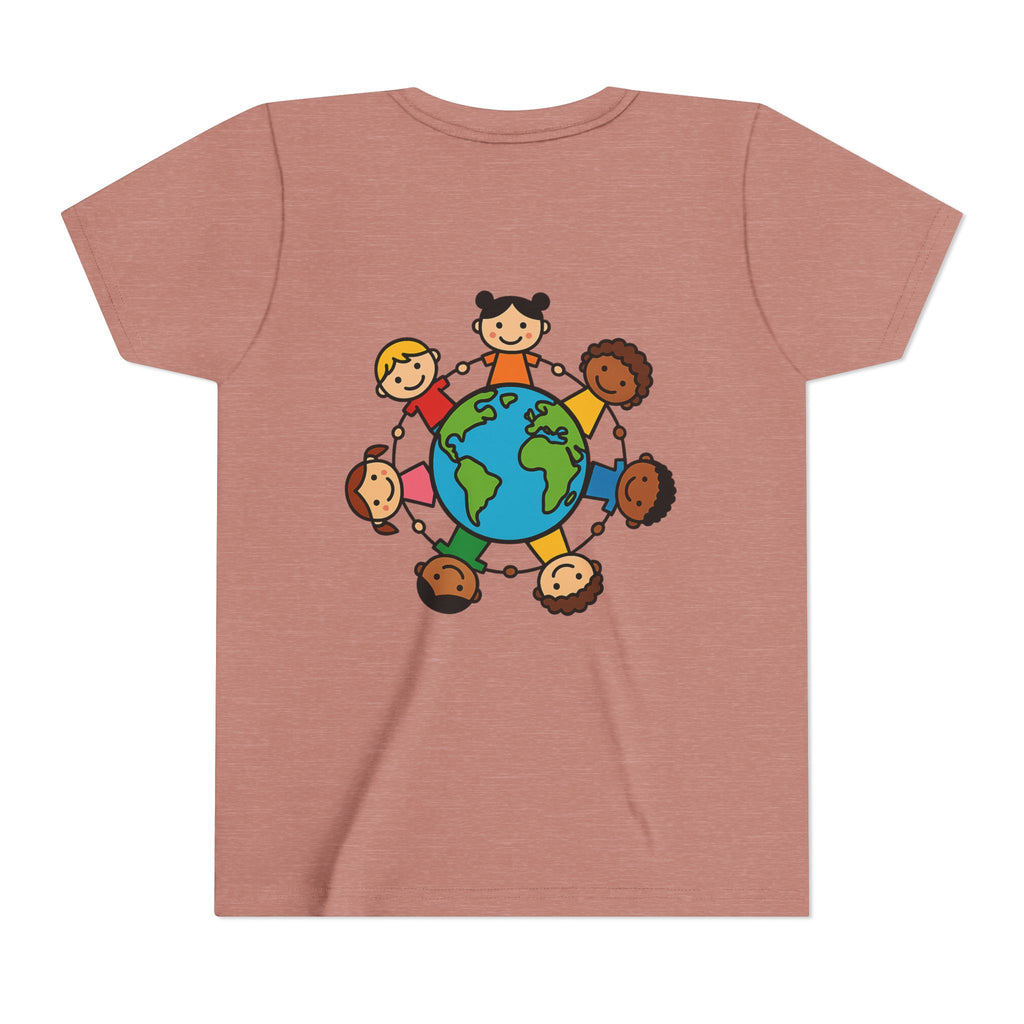 Girl Tetrasomy 18p poem / Kids Around the World Earth Children Graphic Tee | Youth Tee