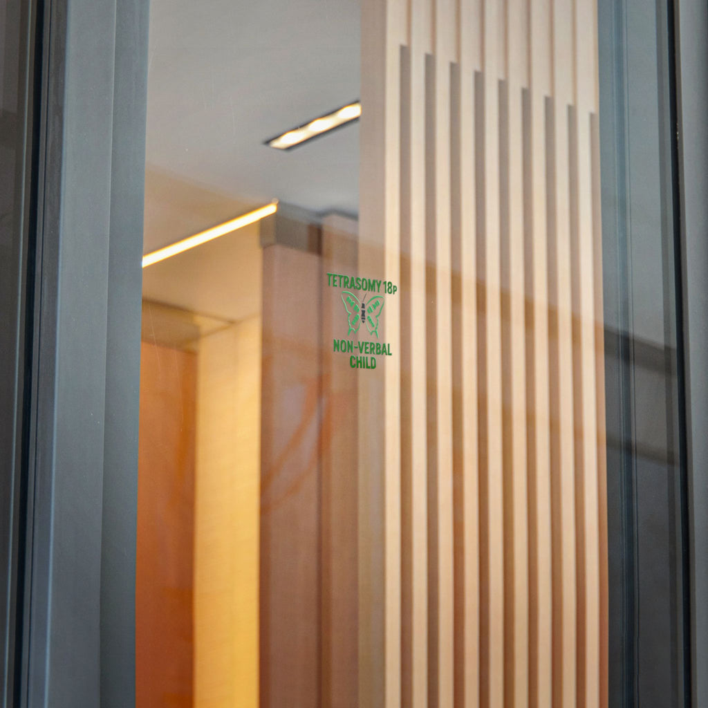 Tetrasomy 18p Butterfly Non-Verbal Child Sticker | Die Cut Sticker