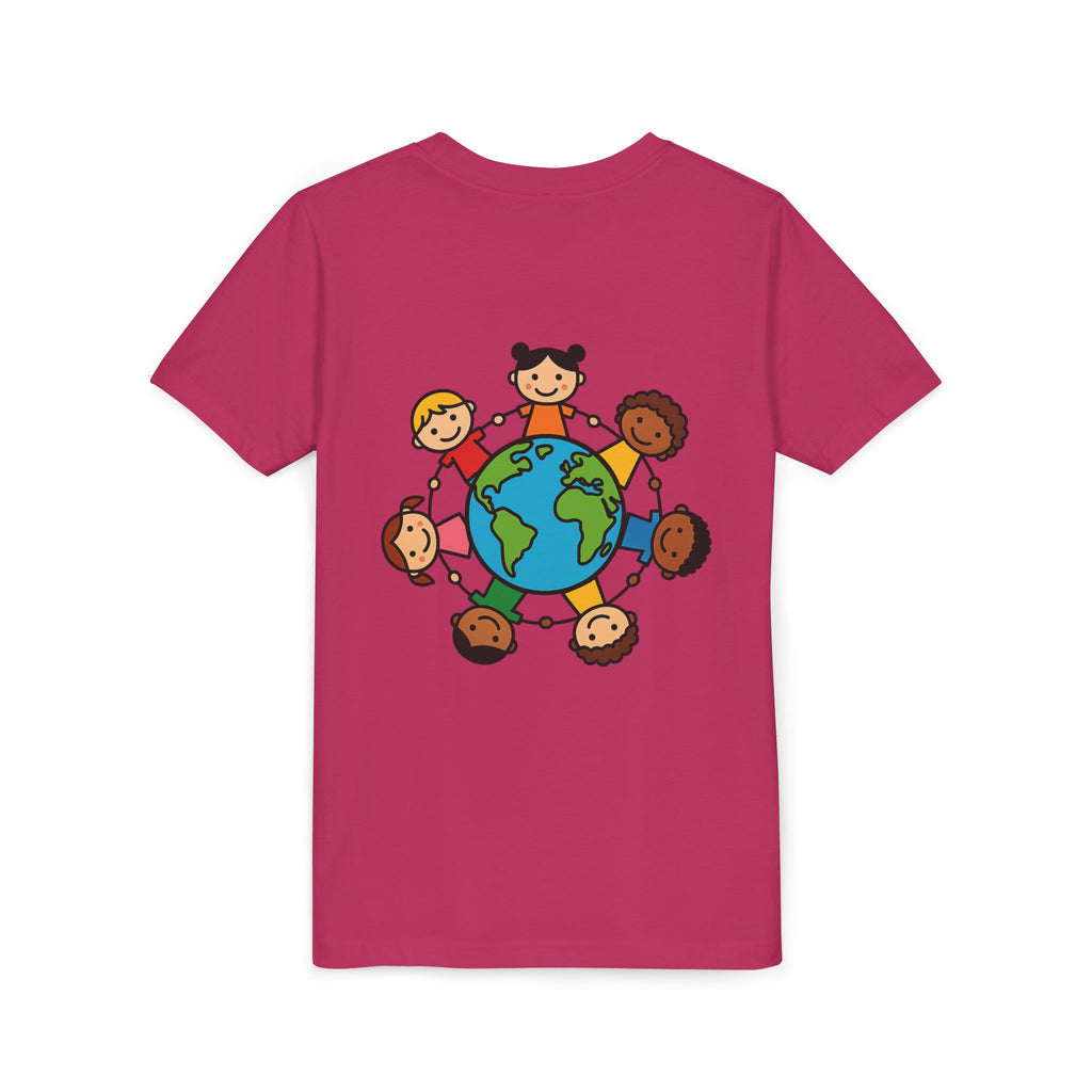 Kids Around the World Earth Children Graphic Tee | Youth Tee