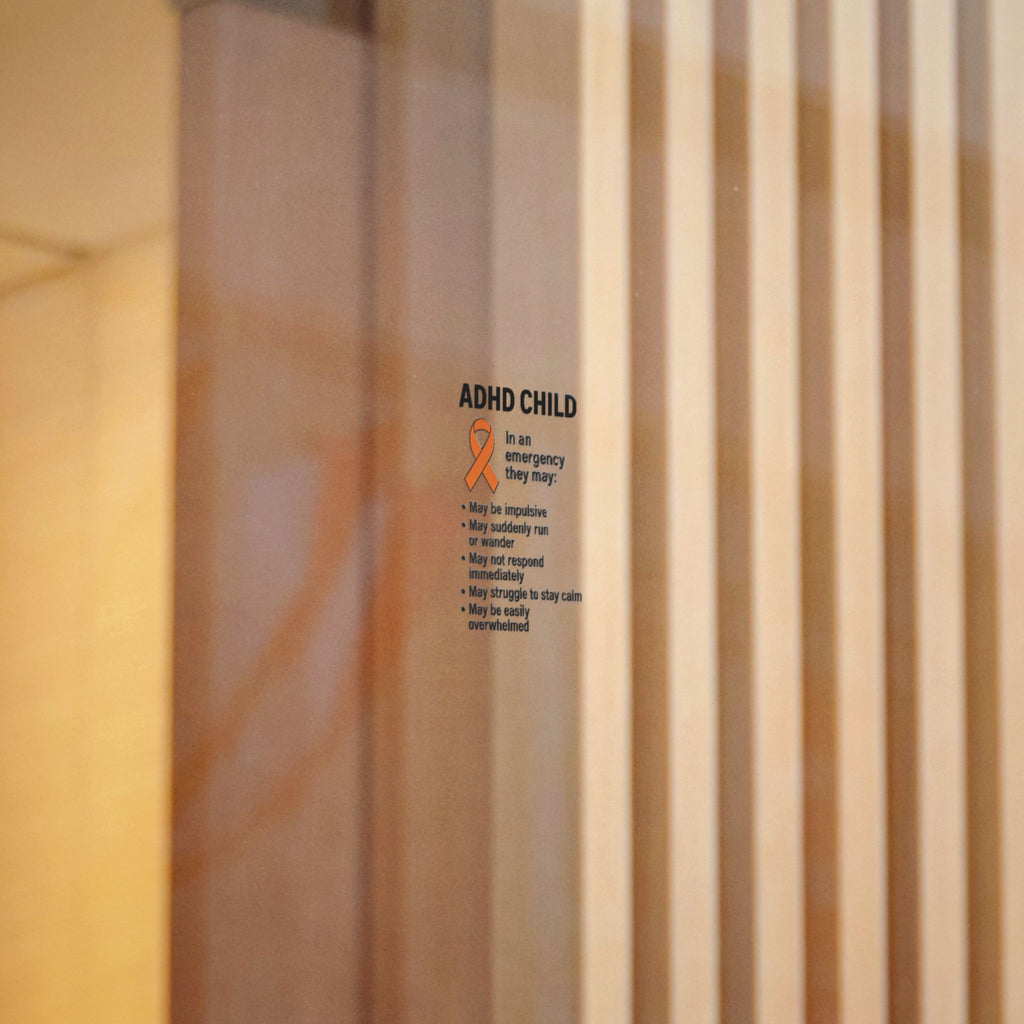 ADHD Child Awareness Ribbon Sticker | Die-Cut Sticker