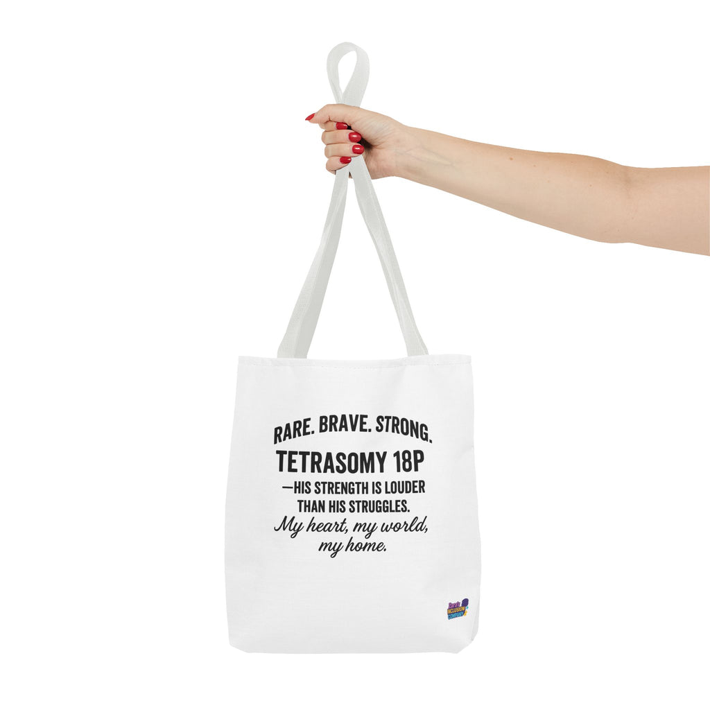 Rare, brave, strong, poem tote bag