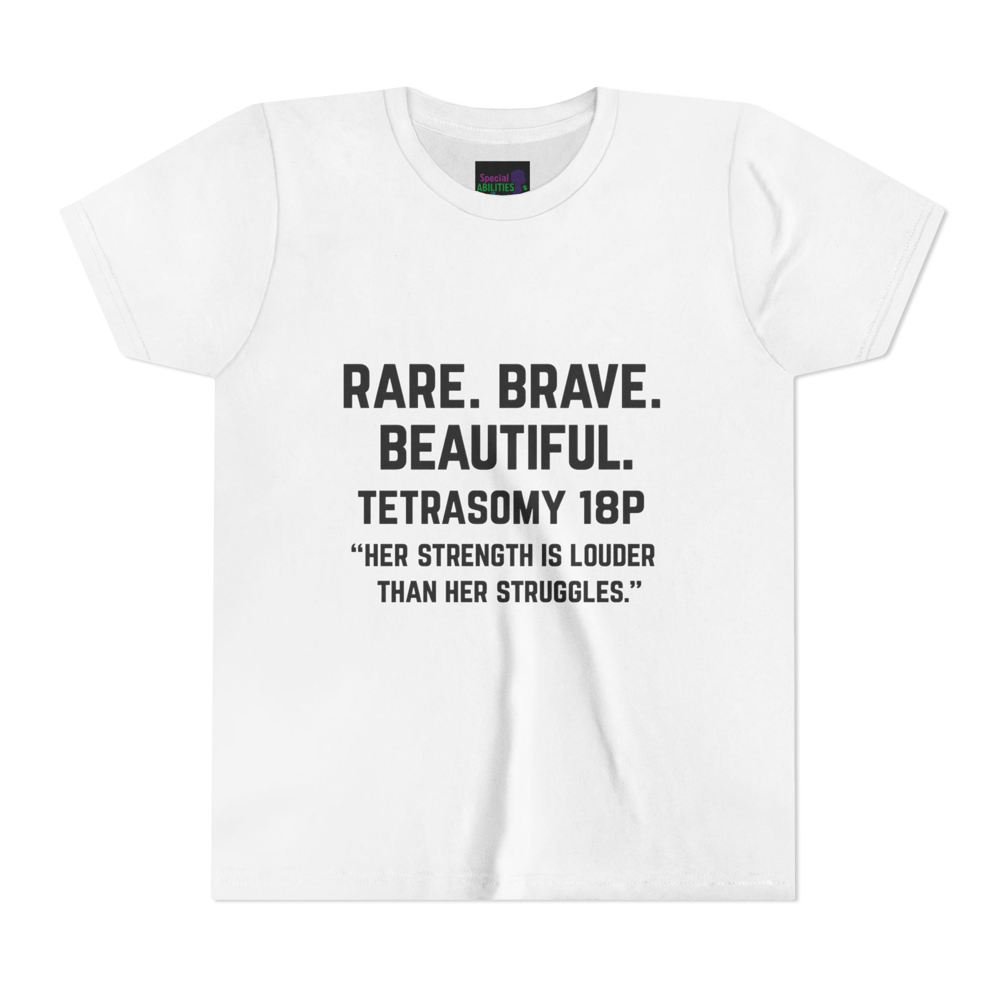 Girl Tetrasomy 18p poem / Kids Around the World Earth Children Graphic Tee | Youth Tee