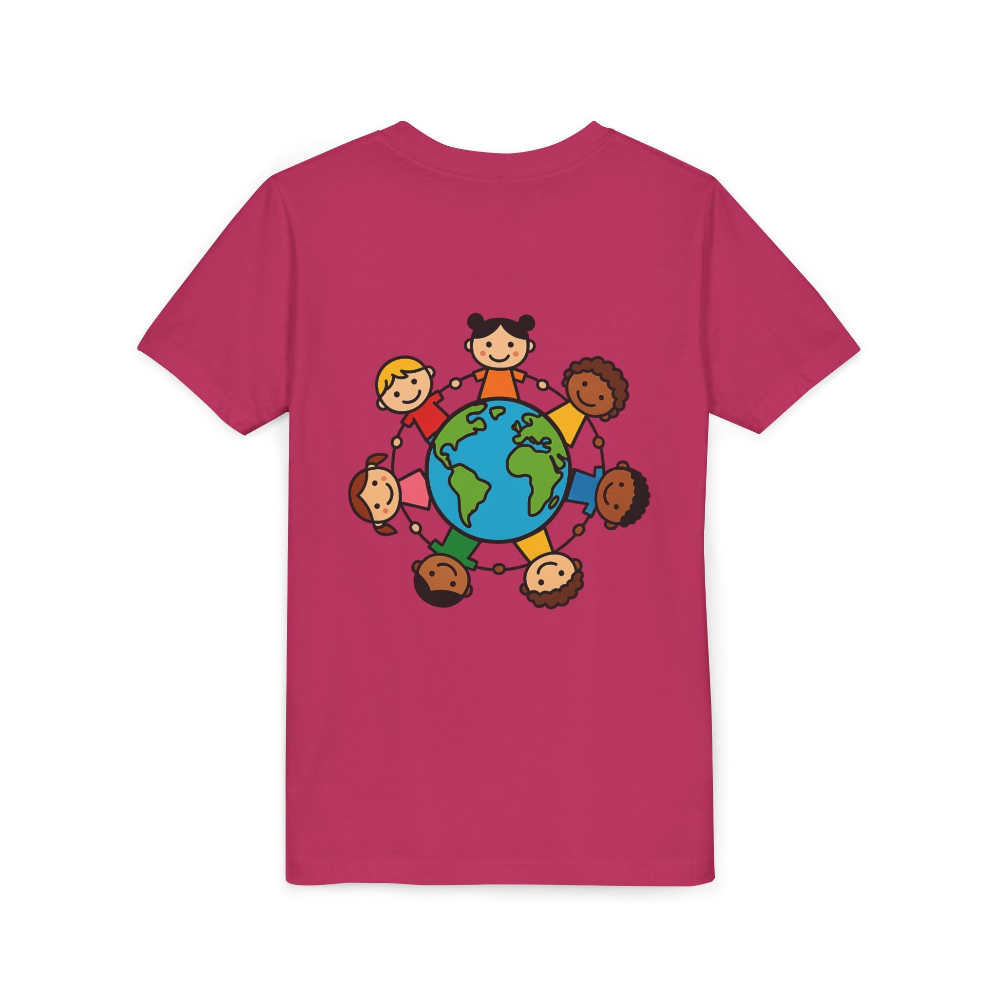 Girl Tetrasomy 18p poem / Kids Around the World Earth Children Graphic Tee | Youth Tee