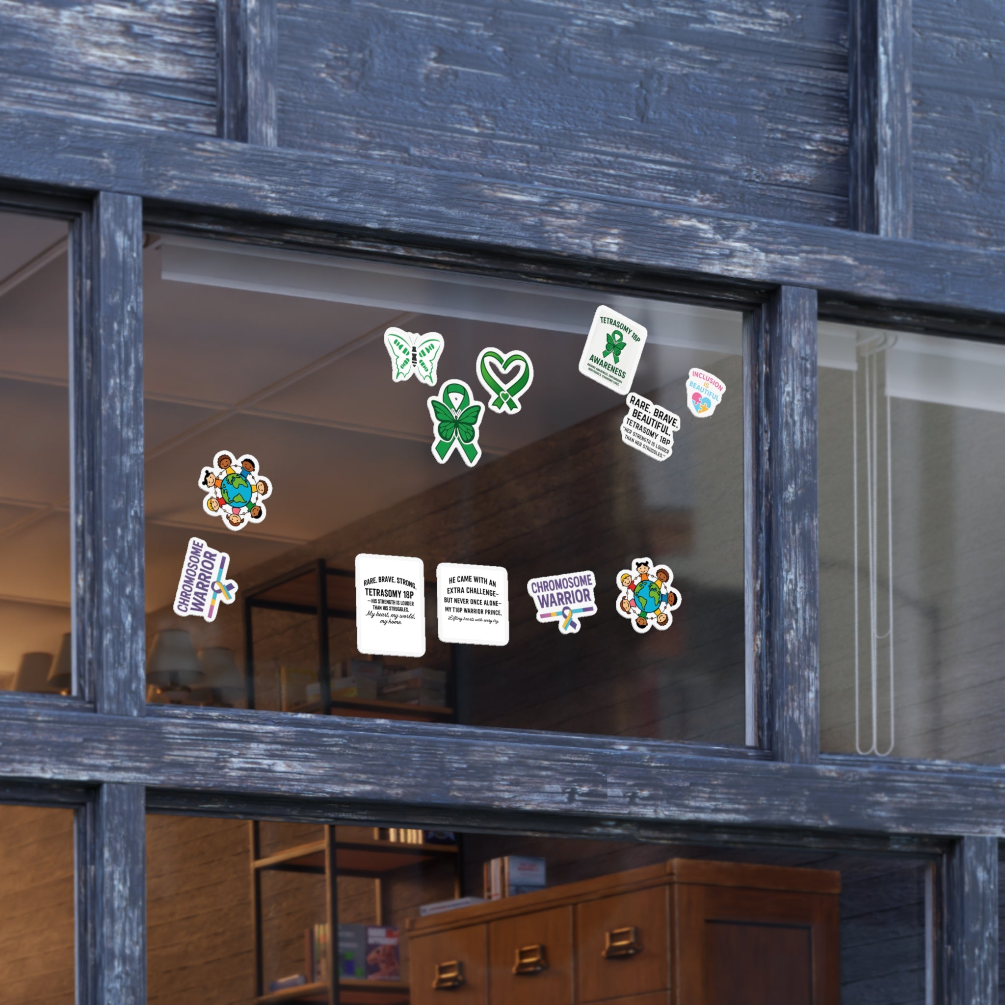 Tetrasomy 18 Awareness Stickers sticker sheet