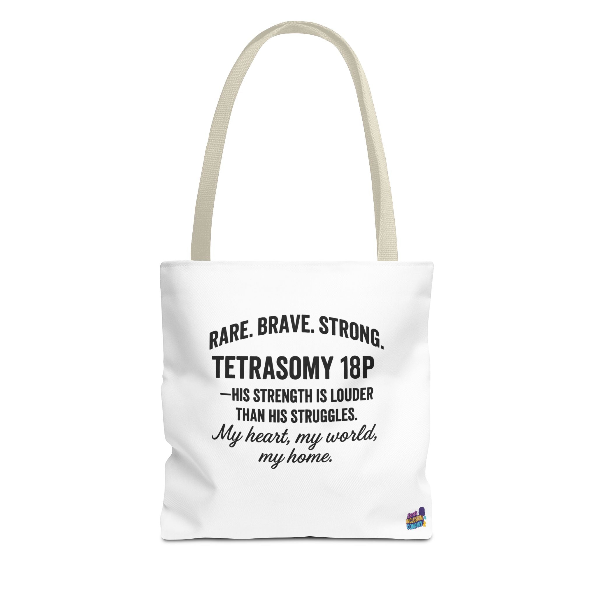 Rare, brave, strong, poem tote bag