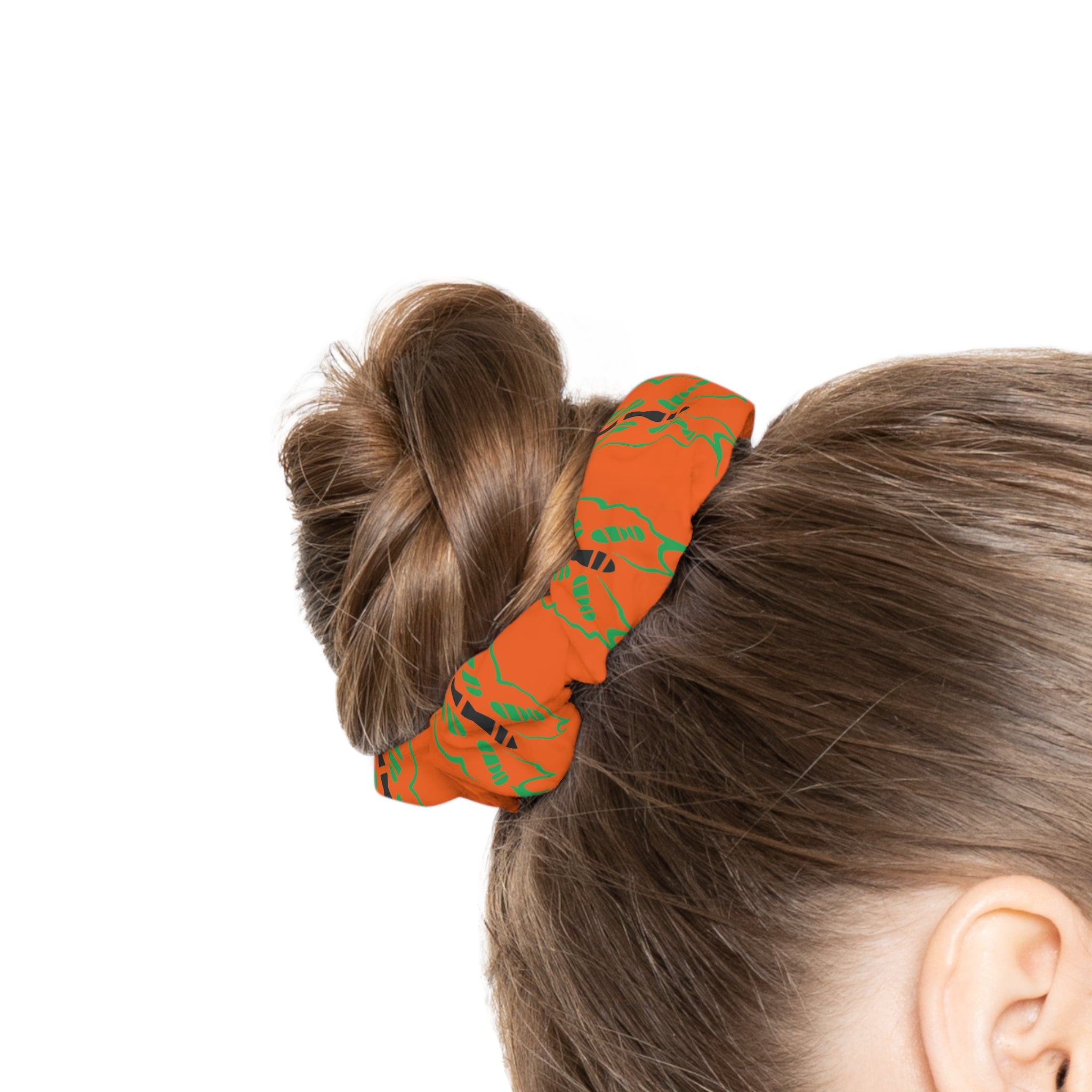 Tetrasomy 18p butterfly Scrunchie | colorful kids planet hair accessory