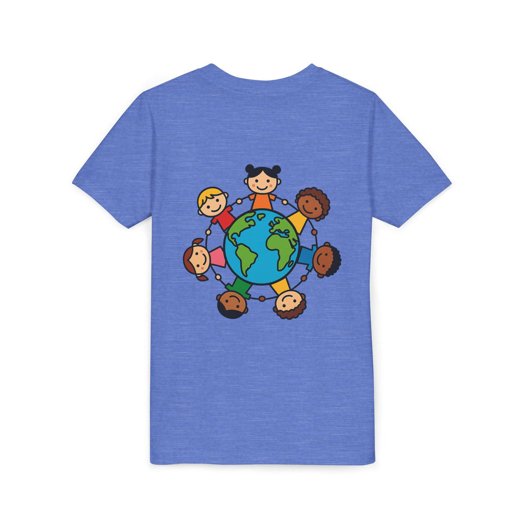 Girl Tetrasomy 18p poem / Kids Around the World Earth Children Graphic Tee | Youth Tee