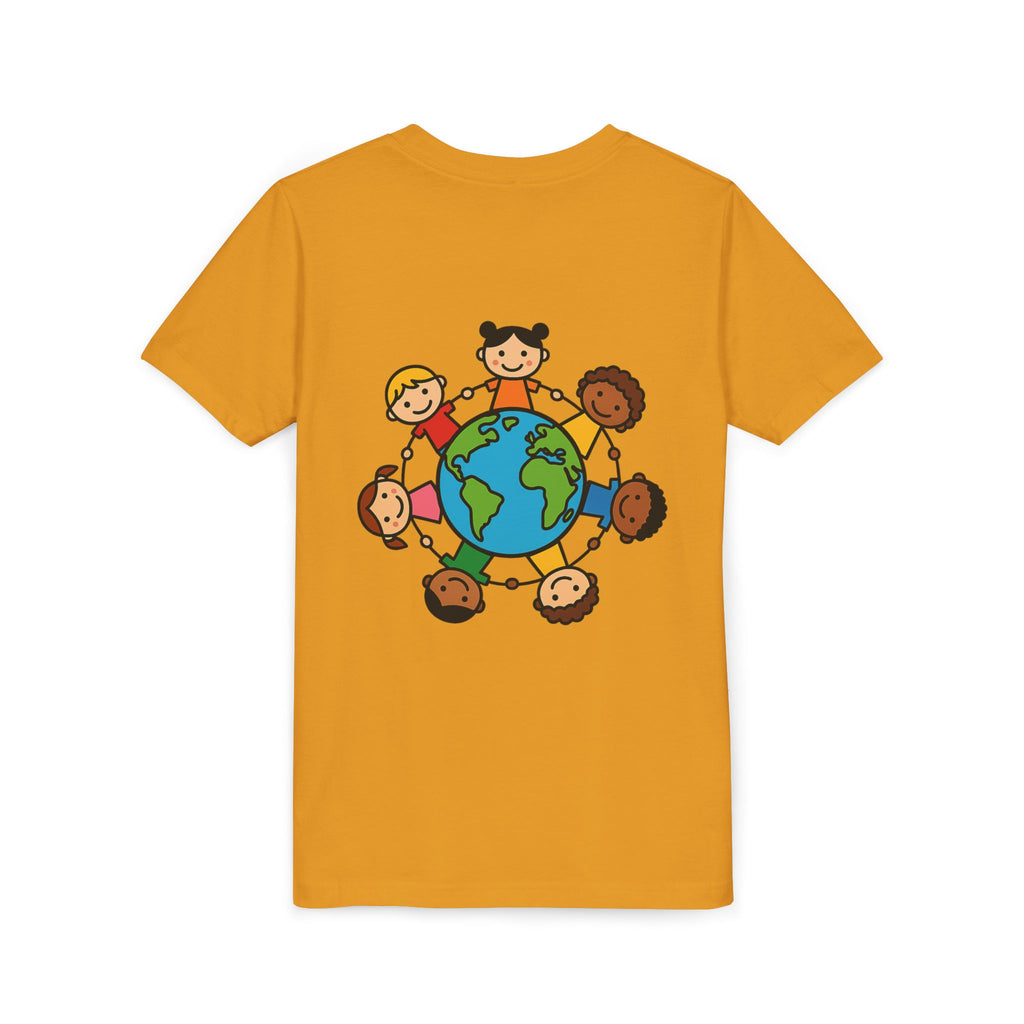 Girl Tetrasomy 18p poem / Kids Around the World Earth Children Graphic Tee | Youth Tee