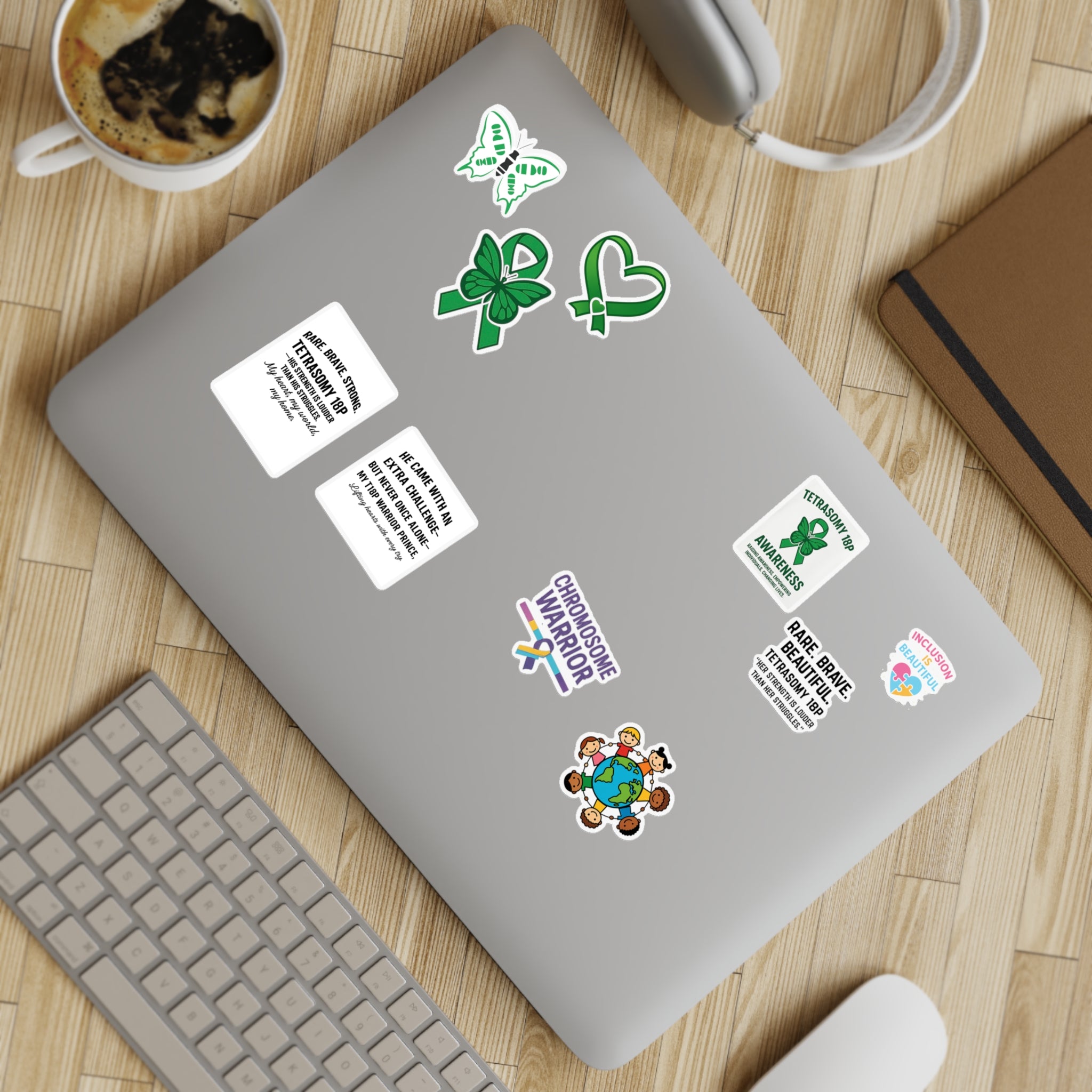 Tetrasomy 18 Awareness Stickers sticker sheet