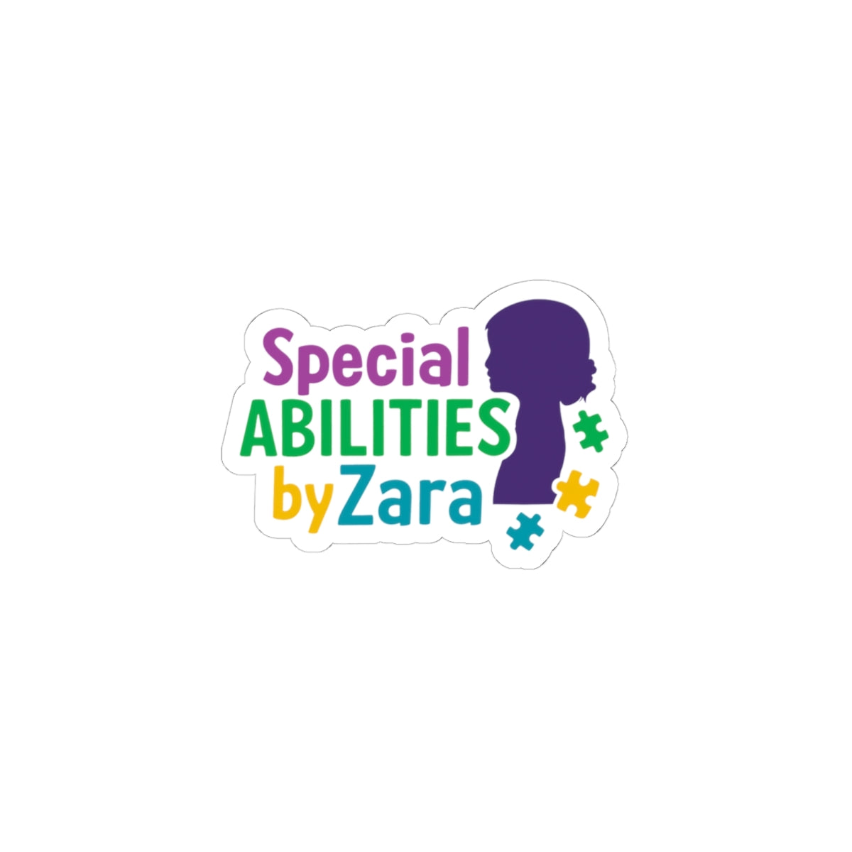 Special Needs Awareness Sticker | Kiss-Cut Sticker, Uplifting Design