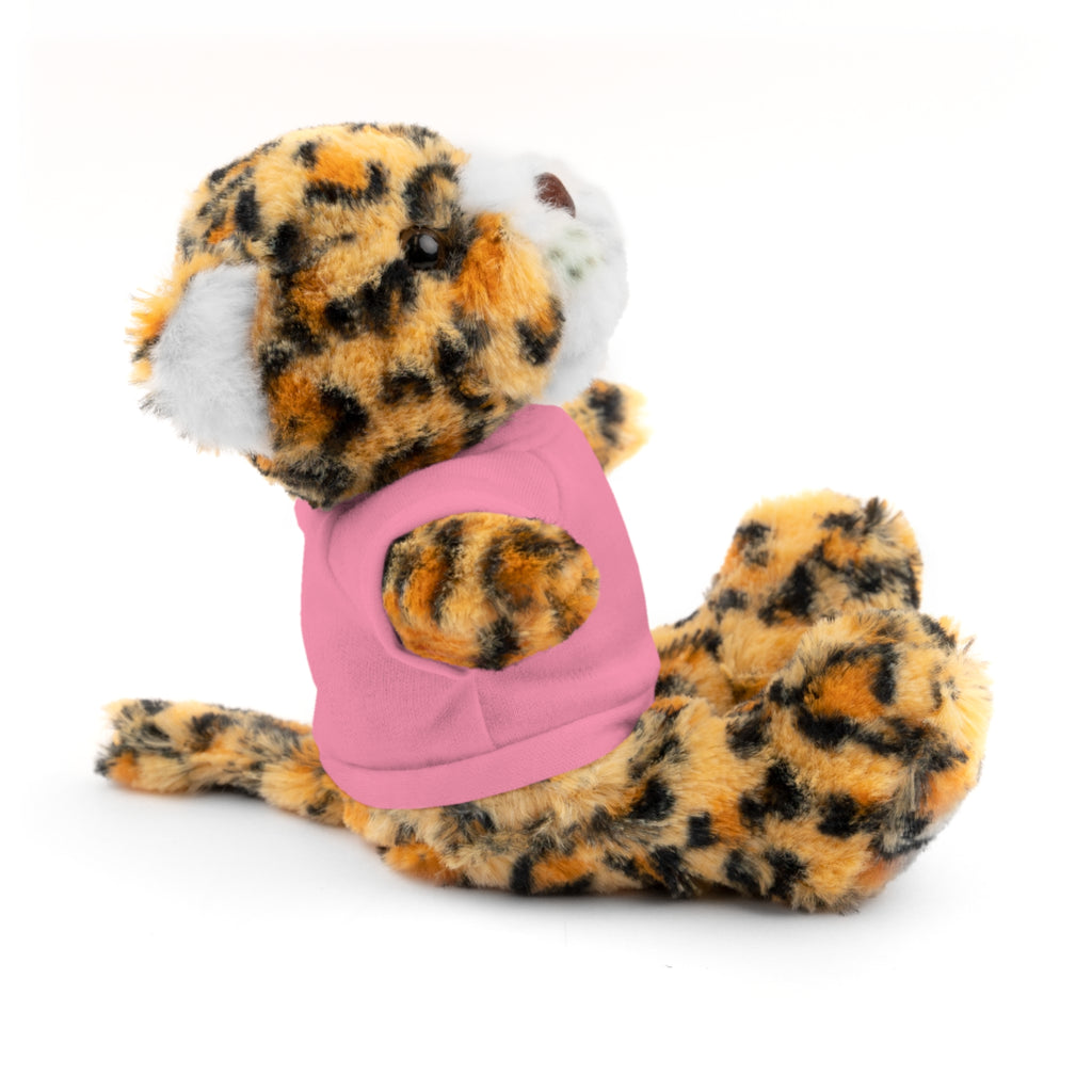 Yellow Blue Awareness Ribbon Stuffed Animal