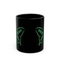 Tetrasomy 18p butterfly Black Mug (11oz, 15oz)