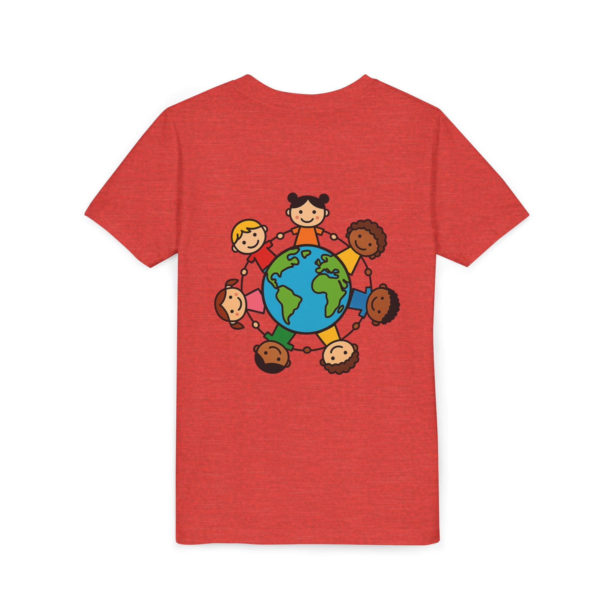 Girl Tetrasomy 18p poem / Kids Around the World Earth Children Graphic Tee | Youth Tee