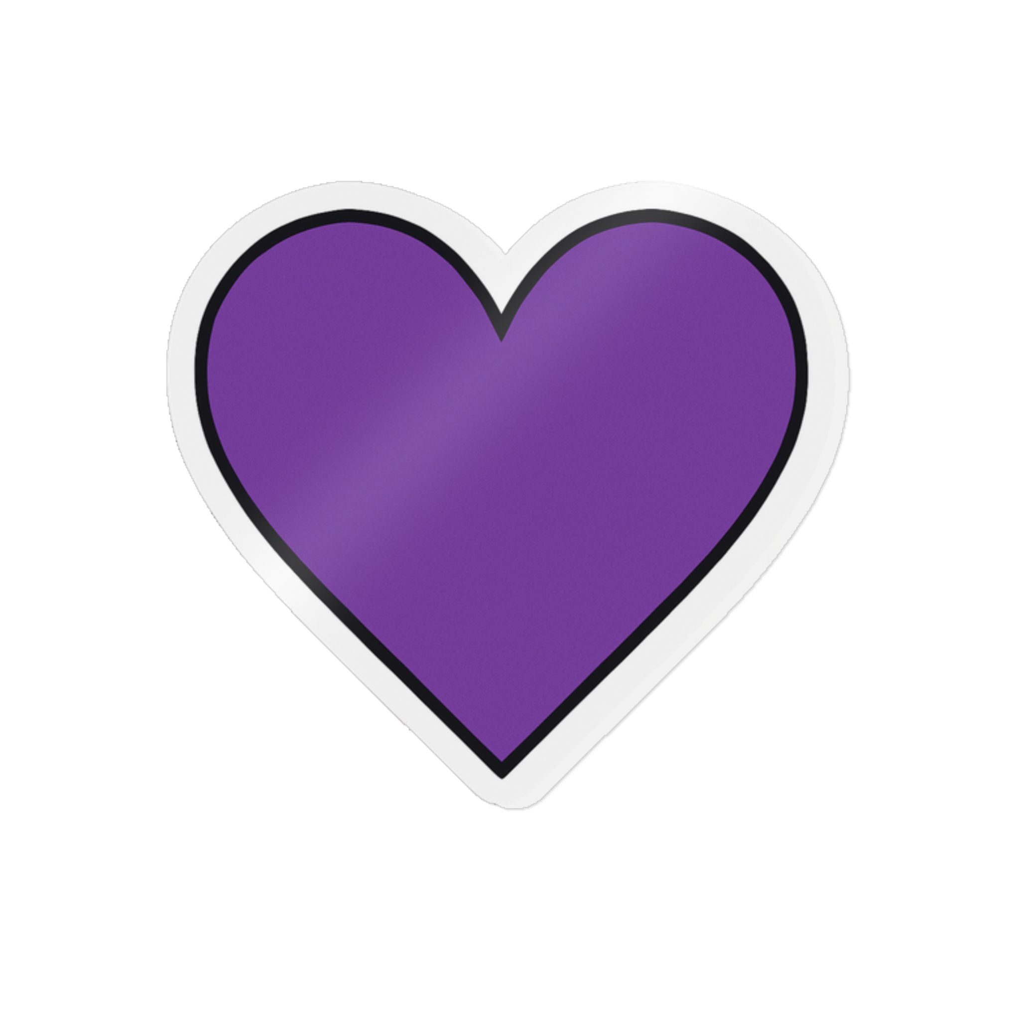 Purple Heart Sticker | Die-Cut Vinyl Sticker