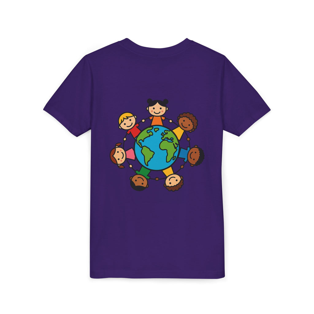 Girl Tetrasomy 18p poem / Kids Around the World Earth Children Graphic Tee | Youth Tee